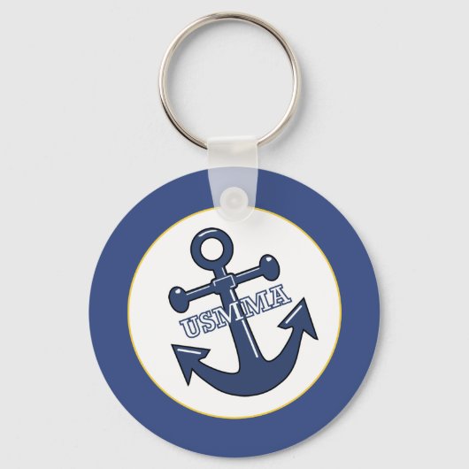US Merchant Marine Academy Anchor. Sleutelhanger (Voorkant)
