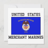 US Merchant Marine Kaart (Voorkant)
