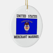 US Merchant Marine Keramisch Ornament (Rechts)
