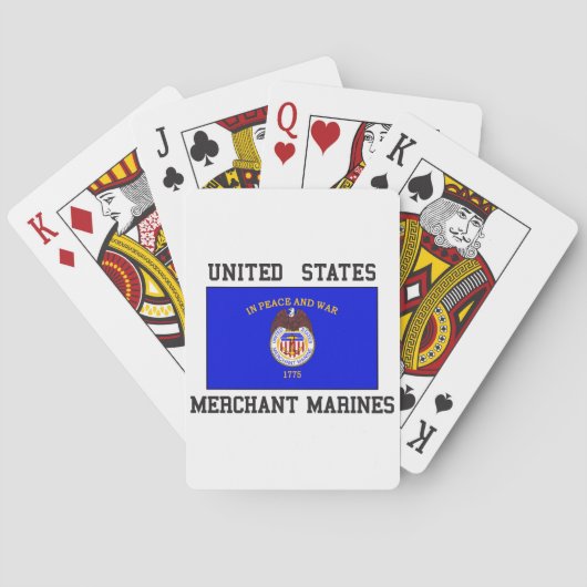 US Merchant Marine Pokerkaarten (Achterkant)