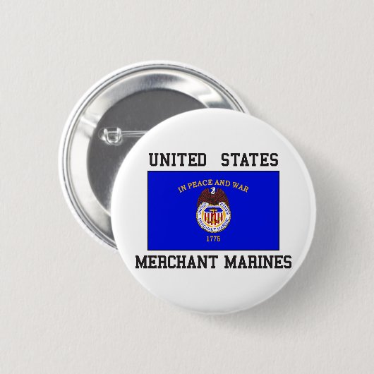 US Merchant Marine Ronde Button 5,7 Cm (Voorkant /achterkant)