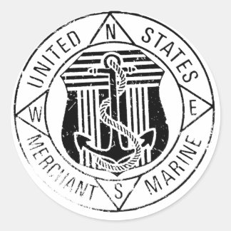 US Merchant Marines by: David Lee Ronde Sticker