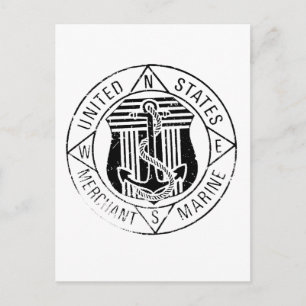 US Merchant Marines door: David Lee Briefkaart