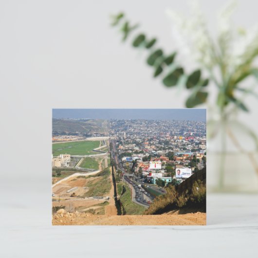 US Mexico Border Briefkaart (Staand voorkant)