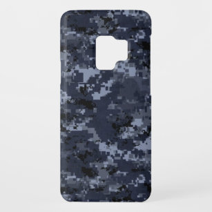 US Militair Blauw Camo Samsung Galaxy S9 Hoesje