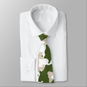 US Militair Camouflage Groene Camo Seamless Patroo Stropdas (Gebonden)