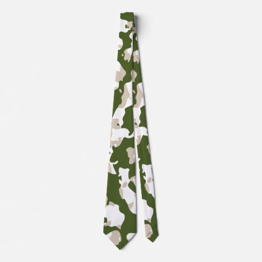 US Militair Camouflage Groene Camo Seamless Patroo Stropdas (Voorkant)
