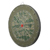 US Militair Groen Camouflage Dart Board Dartbord (Voorkant Rechts)