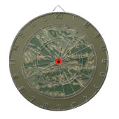 US Militair Groen Camouflage Dart Board Dartbord (Voorkant)