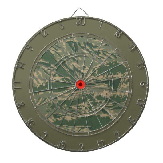 US Militair Groen Camouflage Dart Board Dartbord (Voorkant)