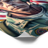 US Militair voor Veteranendag 2023 Poster (Hoek)