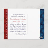 US Militair Welkome Startpagina Save the Date Brie Briefkaart (Achterkant)