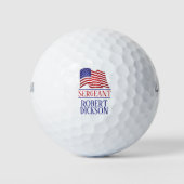 US Militaire Gepersonaliseerde Golfballen (Voorkant)