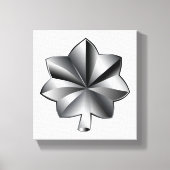 US Militaire Rank - Luitenant-kolonel Canvas Afdruk (Voorkant)