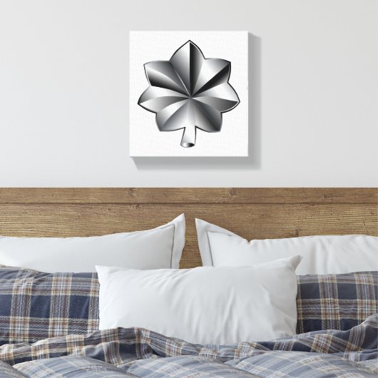 US Militaire Rank - Luitenant-kolonel Canvas Afdruk (Insitu (Slaapkamer))