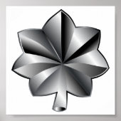 US Militaire Rank - Luitenant-kolonel Poster (Voorkant)