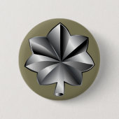 US Militaire Rank - Luitenant-kolonel Ronde Button 5,7 Cm (Voorkant)