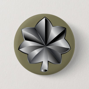 US Militaire Rank - Luitenant-kolonel Ronde Button 5,7 Cm