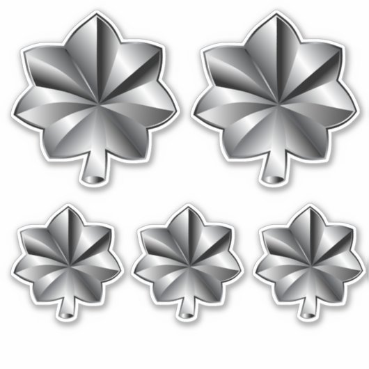 US Militaire Rank - Luitenant-kolonel Sticker (Voorkant)