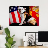 US MILITAIRE SERVICE DOG POSTER (Thuiskantoor)