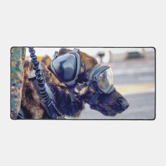 US MILITAIRE WERKDOG BUREAUMAT (Voorkant)