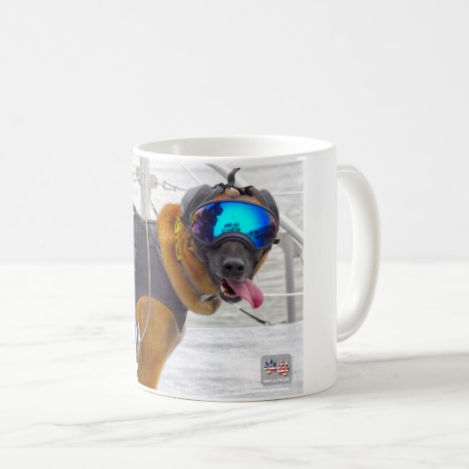 US MILITAIRE WERKDOG KOFFIEMOK (Voorkant rechts)