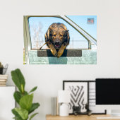 US MILITAIRE WERKDOG POSTER (Thuiskantoor)