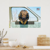 US MILITAIRE WERKDOG POSTER (Keuken)