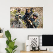 US MILITAIRE WERKDOG POSTER (Thuiskantoor)
