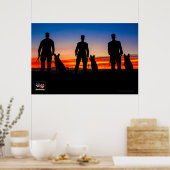 US MILITAIRE WERKDOGS POSTER (Keuken)