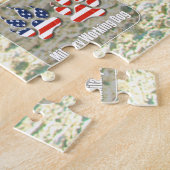 US MILITAIRE WERKENDE HOND (20x30 inch) Legpuzzel (Zijkant)