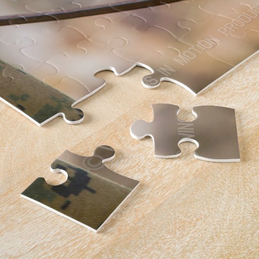 US MILITAIRE WERKENDE HOND (20x30 inch) Legpuzzel (Zijkant)