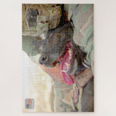 US MILITAIRE WERKENDE HOND (20x30 inch) Legpuzzel (Verticaal)