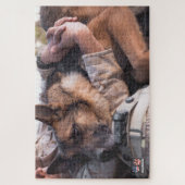 US MILITAIRE WERKENDE HOND (20x30 inch) Legpuzzel (Verticaal)
