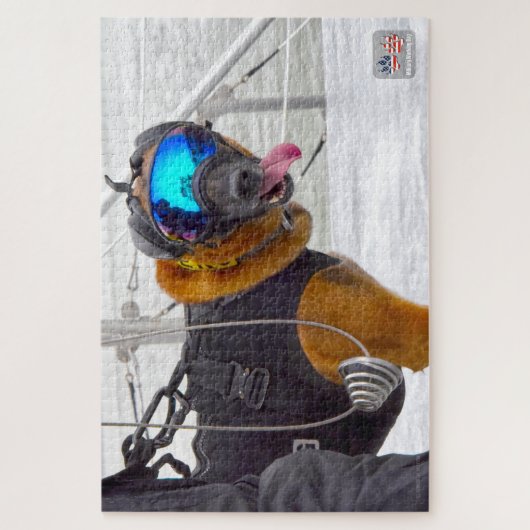 US MILITAIRE WERKENDE HOND (20x30 inch) Legpuzzel (Verticaal)