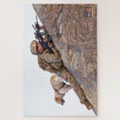 US MILITAIRE WERKENDE HOND (20x30 inch) Legpuzzel (Verticaal)