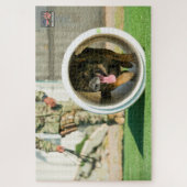US MILITAIRE WERKENDE HOND (20x30 inch) Legpuzzel (Verticaal)