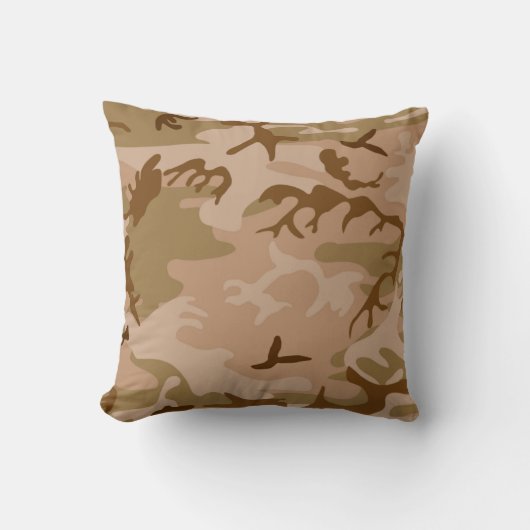 US Militaire woestijn Zand Camo Pillow Kussen (Voorkant)