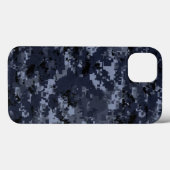 US Military Blue Camo Tough Xtreme iPhone 8/7 Case (Achterkant (horizontaal))