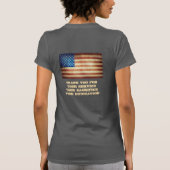 US MILITARY - Dank Je T-shirt (Achterkant)