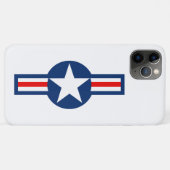 US MILITARY ROUNDEL Case-Mate iPhone CASE (Achterkant (horizontaal))