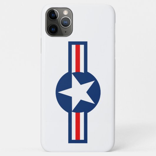 US MILITARY ROUNDEL Case-Mate iPhone CASE (Achterkant)