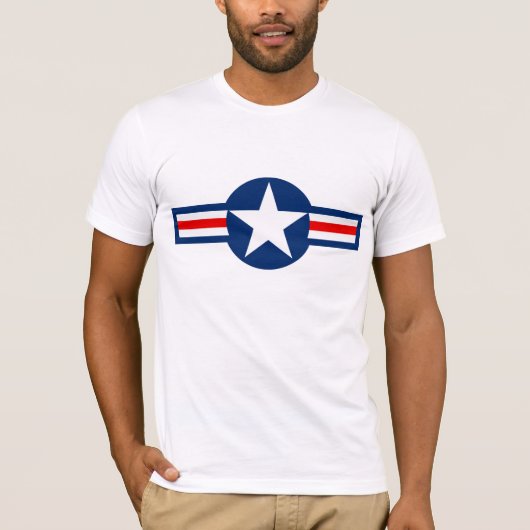 US Military Roundel Mannen T-shirt (Voorkant)