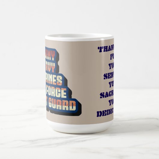 US MILITARY - THANK YOU KOFFIEMOK (Center)