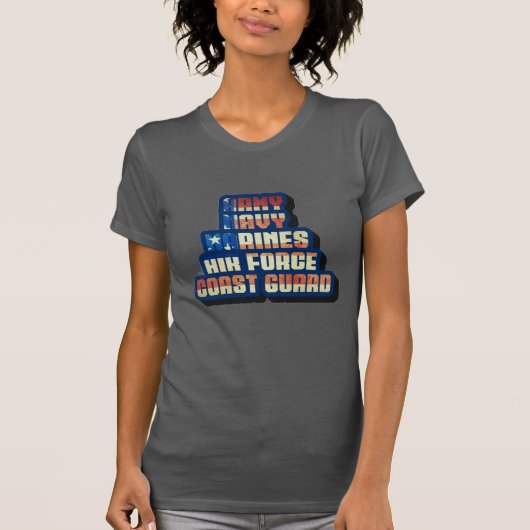 US MILITARY - Thank You T-shirt (Voorkant)
