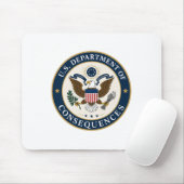 us ministerie van gevolgen muismat (Met muis)