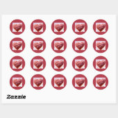 US_mode Ronde Sticker (Vel)