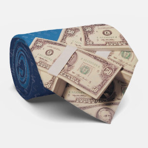 US Money - $50 Dollars Bills Stropdas