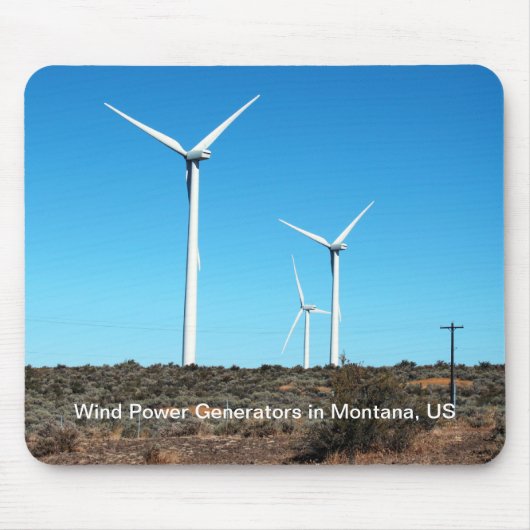US Montana Windmolens Muismat (Voorkant)