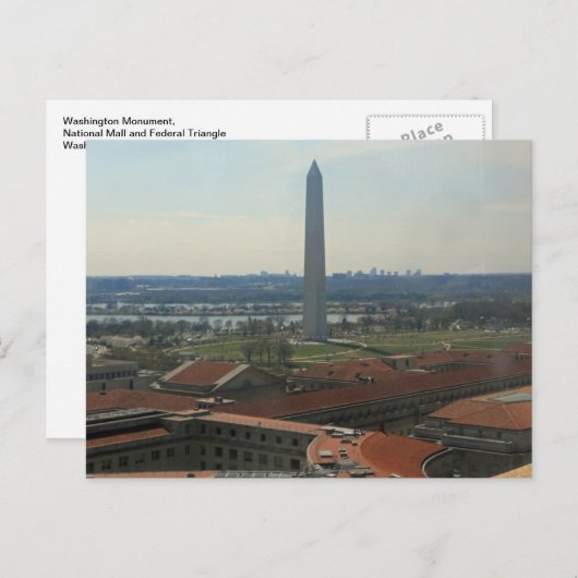 US Monument Federal Triangle 002 Briefkaart (Voorkant / Achterkant)
